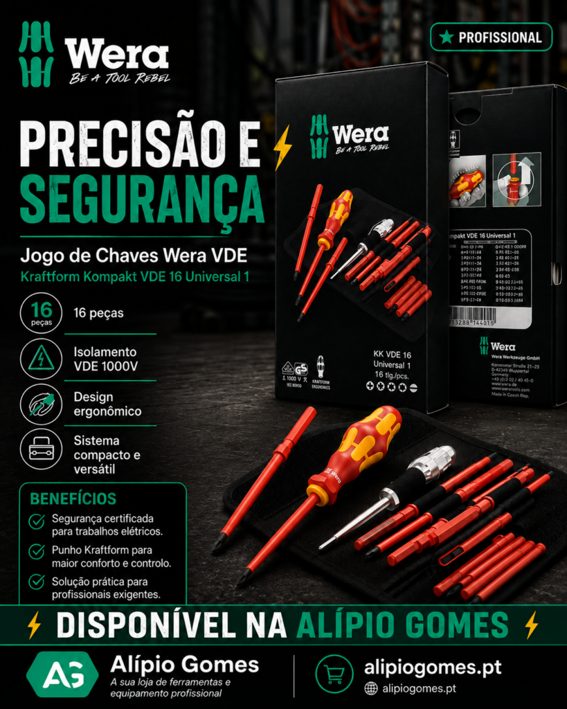 Precisão e segurança para quem trabalha a sério. ⚡🔧